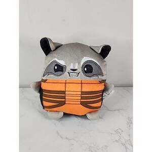 Mattel Disney 100 X CUUTOPIA Rocket Raccoon Squishy Soft Stuffed Animal Plush 5”